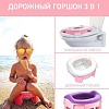 Дорожный горшок Roxy Kids HandyPotty HP-255E (розовый)