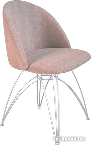 Стул Sheffilton SHT-ST35/S112 (розовый десерт/хром лак)