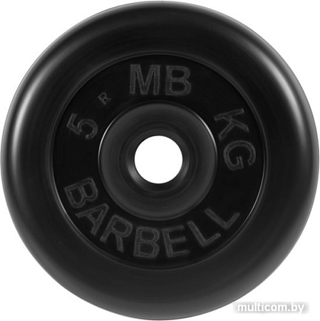 MB Barbell Стандарт 31 мм (1x5 кг, черный)