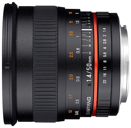 Объектив Samyang 50mm f/1.4 AS UMC для Samsung NX