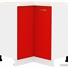 Шкаф напольный Кортекс-мебель Корнелия Мара НШУ угловой (красный-мадрид)