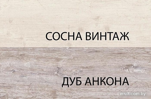 Тумба Anrex Monako 4D1S (сосна винтаж/дуб анкона)