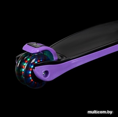 Трехколесный самокат Novatrack Rainbow Basic Black New 120BB.RAINBOW.BVT22 (фиолетовый)