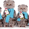 Мягкая игрушка Basik &amp; Co Басик в шарфике и с пингвином (19 см)