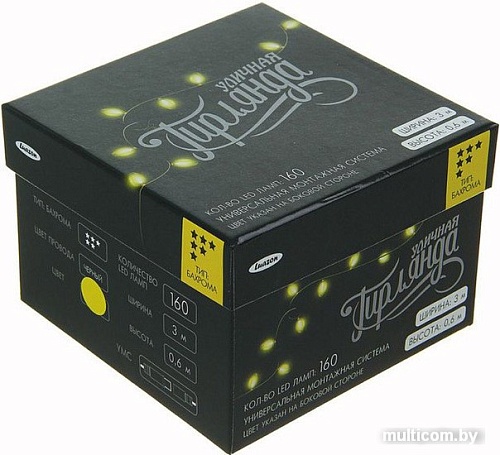 Бахрома Luazon 3x0.6 м (желтый) [187287]