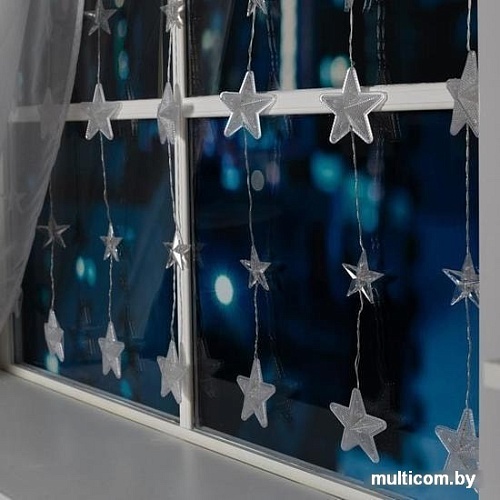 Бахрома Luazon 186 LED 2.4х0.9м (белый) 4356974