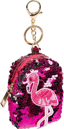 Сумочка-игрушка Bondibon Фламинго с пайетками ВВ4917