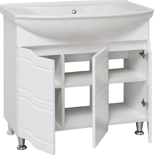 Runo Тумба с умывальником Runo Стиль 75 + Стиль 75 (напольная)