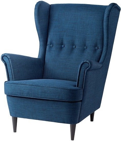 Кресло Ikea Страндмон 504.198.87 (шифтебу темно-синий)