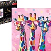 Алмазная мозаика Феникс+ Три жирафа 71435