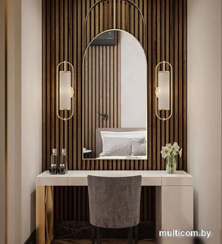 Зеркало eMZe 50x100 с УФ-окантовкой UV.ARC.50.100.AUR (золото)