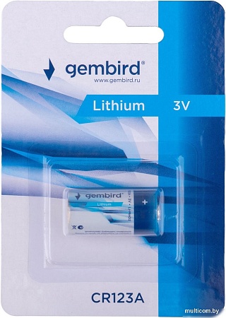 Батарейка Gembird GB-CR123A-1B