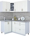 Угловая кухня Интерлиния Мила Крафт 1.2x1.7 (дуб полярный)