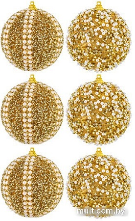 Елочная игрушка Elan Gallery Жемчужины на золотом 970106