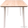 Кухонный стол ОКА Майон 130x80x74 (дуб натуральный/белый)