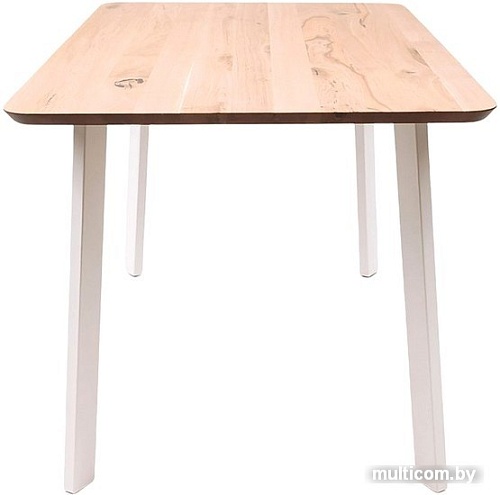 Кухонный стол ОКА Майон 130x80x74 (дуб натуральный/белый)