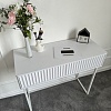 Консольный стол Shtabe Royal 5011 эко (белый/белый/белый)