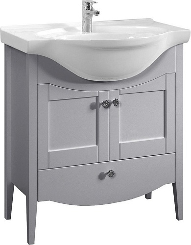 Belux Тумба под умывальник Афины Н 85-01 (30, железный серый матовый)