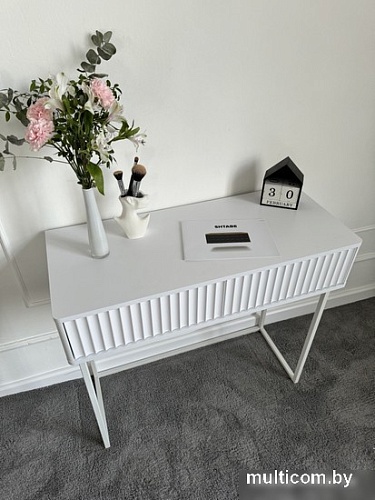 Консольный стол Shtabe Royal 5011 эко (белый/белый/белый)