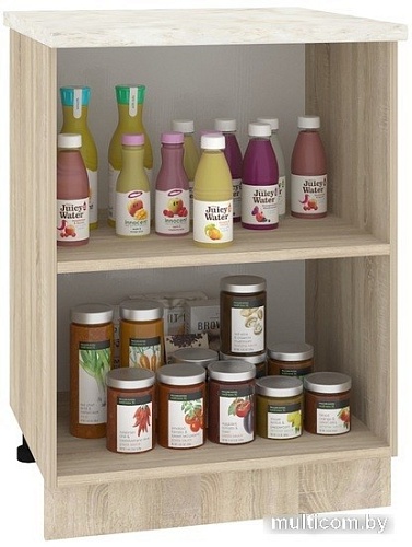 Шкаф напольный Кортекс-мебель Корнелия Ретро НШ60р (венге-королевский опал)