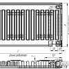 Стальной панельный радиатор Лидея ЛК 11-305 300x500
