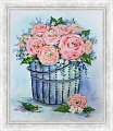 Набор для вышивания Золотое руно Розы в ведерке РТ-166