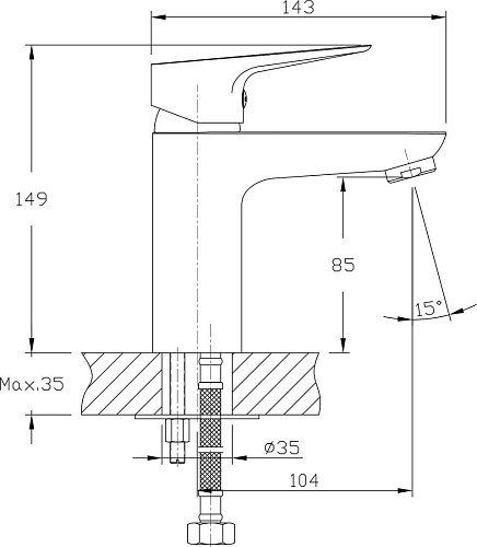 Смеситель Lauter Awe 21CK128C