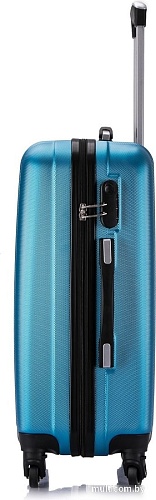 Чемодан-спиннер L'Case Krabi BCP-1202 7468 (M, светло-синий)