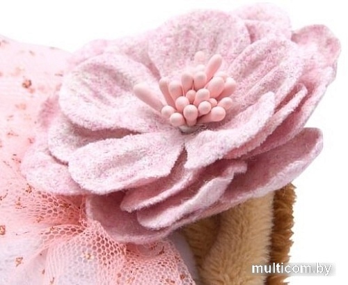 Basik & Co в розовом костюме в клетку 24 см LK24-028