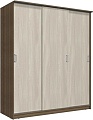Шкаф-купе Интерлиния Неаполь АН-012-20-00 БФ (ясень шимо светлый/ясень шимо темный)