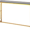 Консольный стол Stool Group Бруклин 115x30 ECST-013-TG-SK (стекло Smoke/сталь золото)