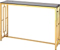 Консольный стол Stool Group Бруклин 115x30 ECST-013-TG-SK (стекло Smoke/сталь золото)