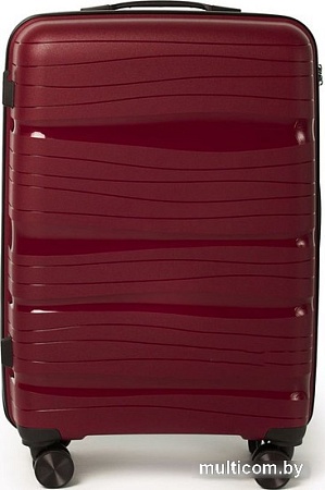 Чемодан-спиннер Pride PP9802 (S, бургунди)