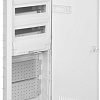 Бокс пластиковый Elektro-Plast MSF TWIN RP комбинированный, 2*12M+2xМП перф., N/PE-шинки, 1xSCHUKO, мет. дверь, белый RAL9016, 358x853x94mm, IP30