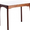 Кухонный стол TetChair Caterina 100+30x70x75 (коричневый/белый)