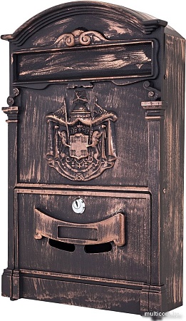 Почтовый ящик Аллюр №4010В (старая медь)