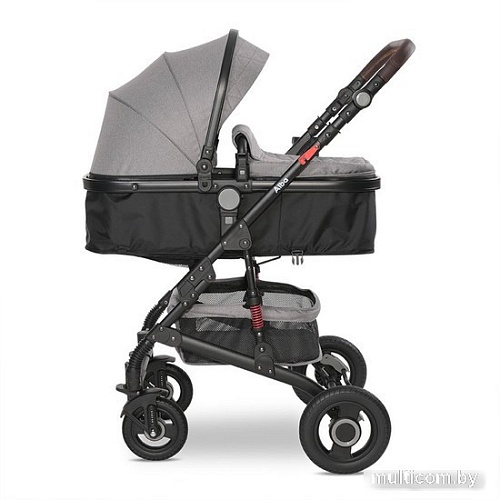 Универсальная коляска Lorelli Alba Premium Set 2023 (3 в 1, opaline grey)