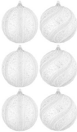 Елочная игрушка Elan Gallery Жемчужины на белом 970107