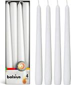 Набор свечей Bolsius 245/24 (4 шт, белый)
