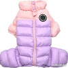 Комбинезон для животных Puppia Ultra Light Pastel PAUD-JP1675-PK-S (розовый/сиреневый)