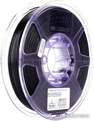 Пластик eSUN ePC 1.75 мм 500 г (черный)