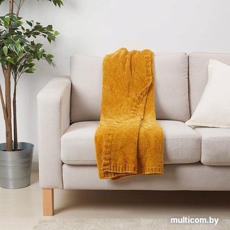 Плед Ikea Миалотта 130x170 204.654.80 (желтый)