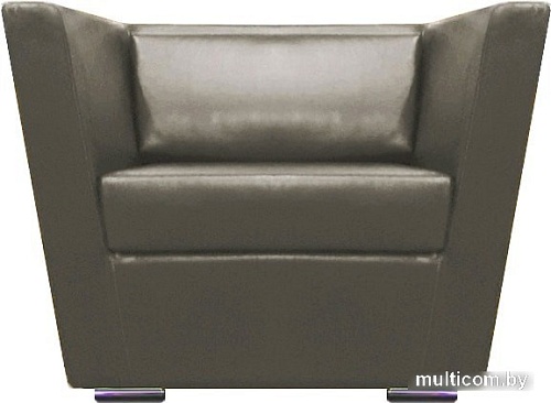 Интерьерное кресло Brioli Болдер (экокожа, L21 серый)
