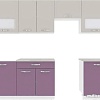 Кухня ВерсоМебель Эко-6 2.6 (виола/кашемир)
