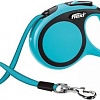 Поводок-рулетка Flexi New Comfort M Tape 5 м (голубой/черный)