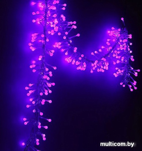 Мишура Luazon Шарики Led-288 (3 м, фиолетовый) [1080333]