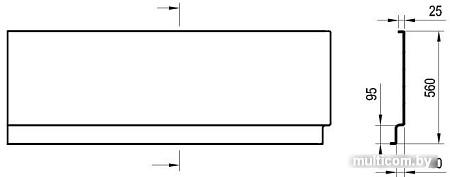 Ravak A Chrome 170x105 L CZA3100A00
