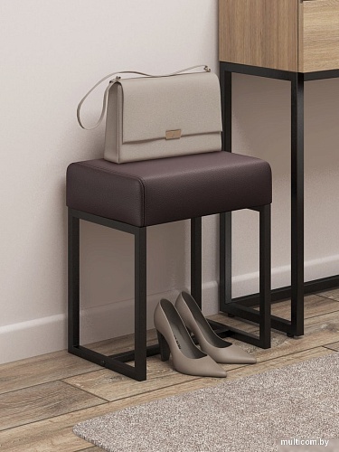 Пуфик Mio Tesoro Юнта (экокожа/коричневый)