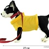 Классическая игрушка Hansa Сreation Собака чихуахуа, в желтой футболке 6384 (27 см)