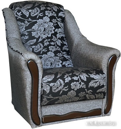 Интерьерное кресло Асмана Анна (кватро 2/палома серая)